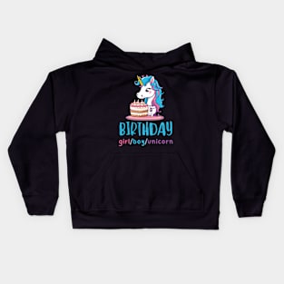 Birthday Girl/Boy/Unicorn Kids Hoodie